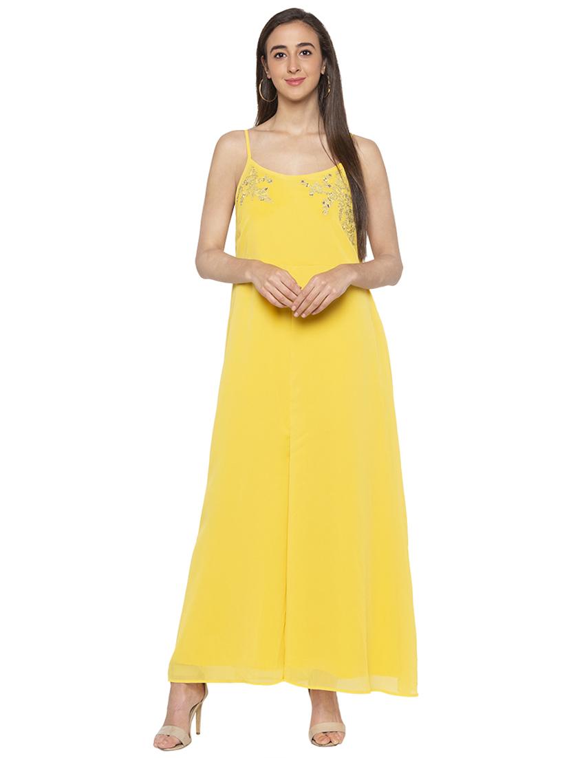 mellow yellow cami neck jumpsuit - 17001410 - Zoom Image - 1