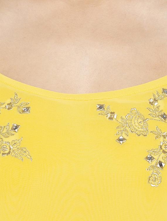 mellow yellow cami neck jumpsuit - 17001410 - Zoom Image - 4