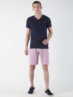 navy blue solid t-shirt - 17001506 - Standard Image - 4