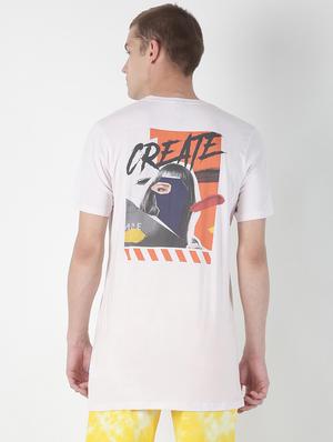 white printed t-shirt - 17001514 - Standard Image - 3