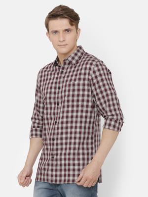 red checkered casual shirt - 17001538 - Standard Image - 2