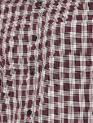 red checkered casual shirt - 17001538 - Standard Image - 5