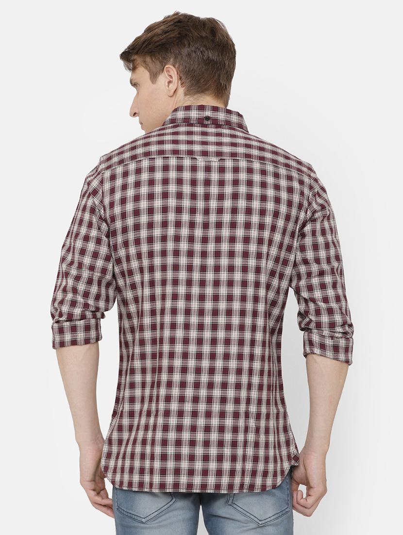 red checkered casual shirt - 17001538 - Zoom Image - 3
