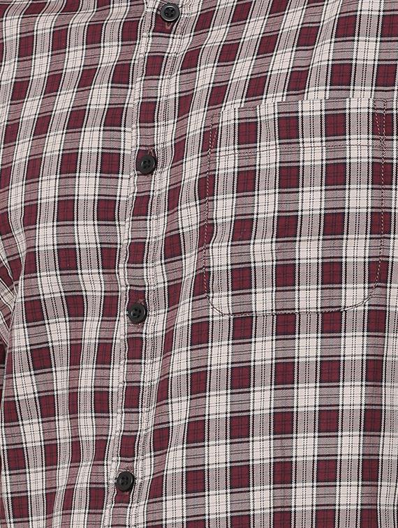 red checkered casual shirt - 17001538 - Zoom Image - 5