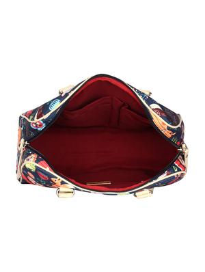 blue canvas regular sling bag - 17001753 - Standard Image - 3