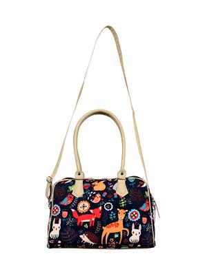 blue canvas regular sling bag - 17001753 - Standard Image - 5