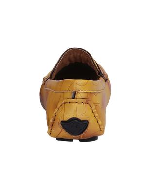 beige synthetic slip on loafers - 17001794 - Standard Image - 3