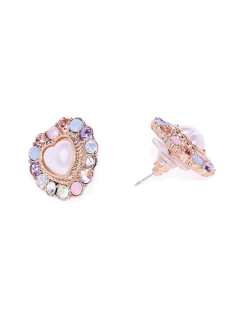 multi colored metal studs earring - 17005640 - Zoom Image - 2