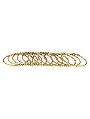 gold plated bangles - 17005912 - Standard Image - 2