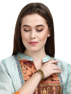 gold plated bangles - 17005912 - Standard Image - 5