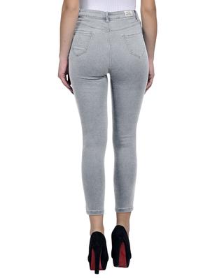 high rise cropped jeans - 17005968 - Standard Image - 3
