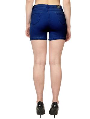 mid rise denim shorts - 17005988 - Standard Image - 3