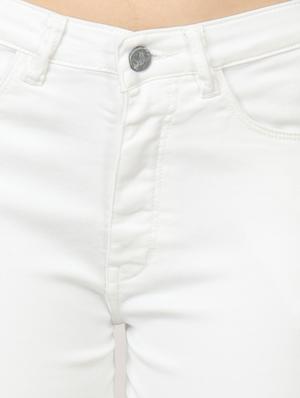 mid rise denim shorts - 17005993 - Standard Image - 5