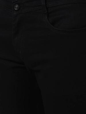 black plain denim jeans - 17005994 - Standard Image - 5