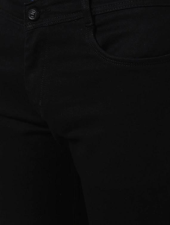 black plain denim jeans - 17005994 - Zoom Image - 5