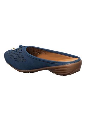 navy synthetic clogs sandals - 17006173 - Standard Image - 3
