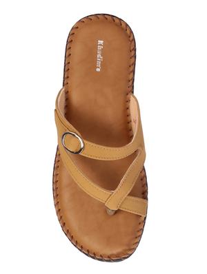 brown synthetic sandals - 17006194 - Standard Image - 4