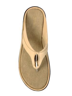 beige synthetic sandals - 17006201 - Standard Image - 4