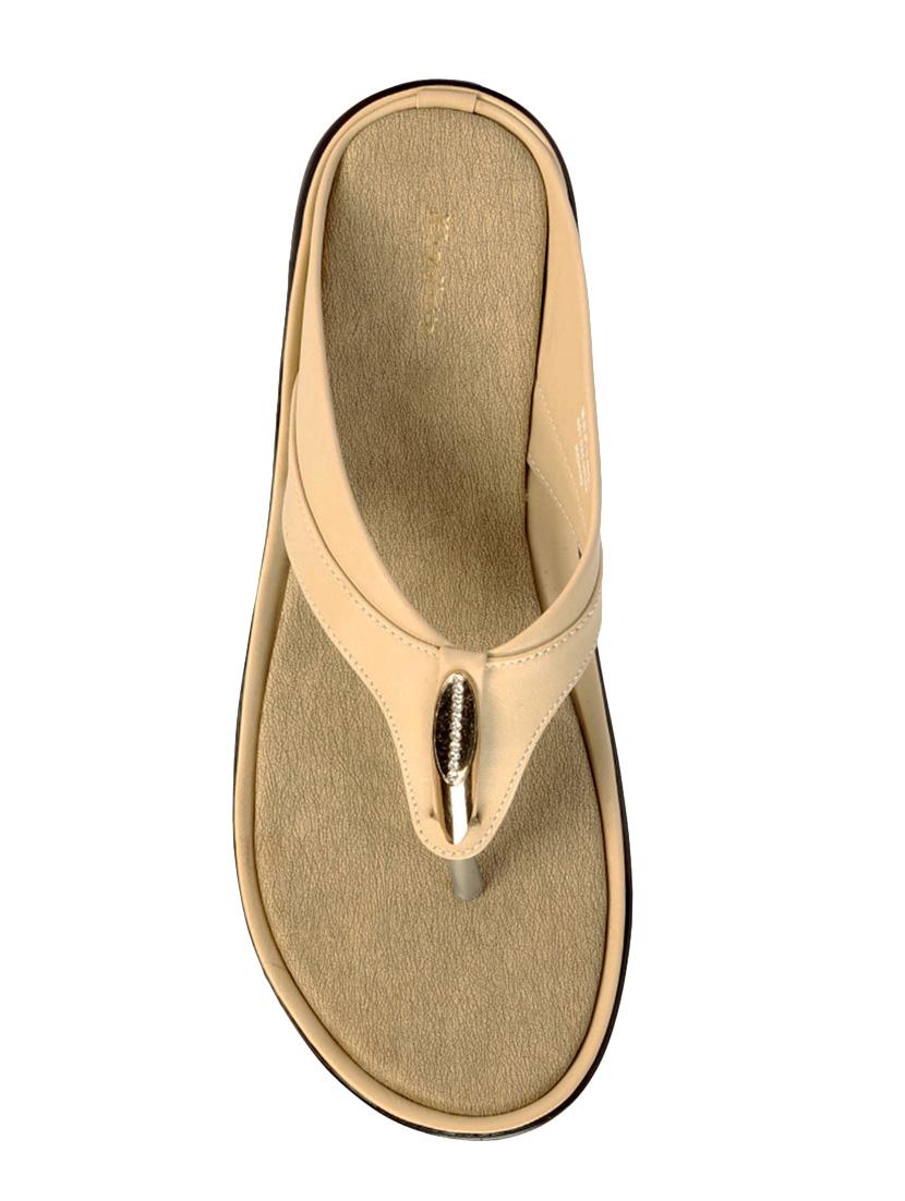beige synthetic sandals - 17006201 - Zoom Image - 4
