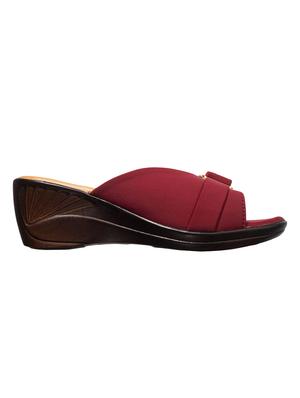red fabric mules sandals - 17006227 - Standard Image - 2