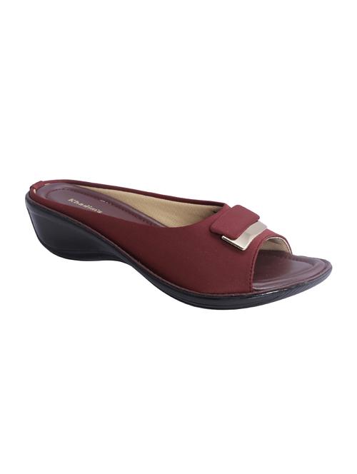 red fabric mules sandals - 17006229 - Standard Image - 1