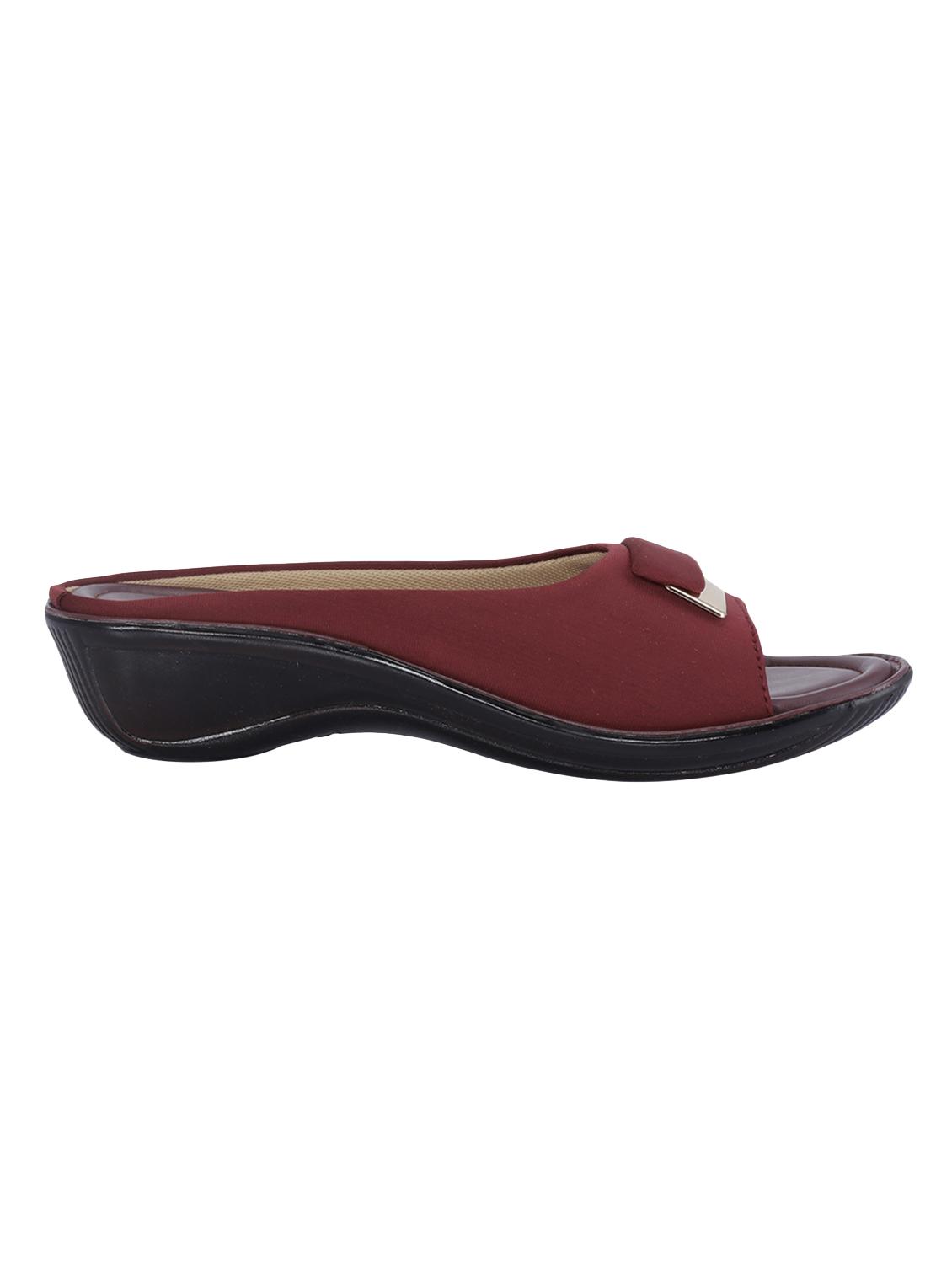 red fabric mules sandals - 17006229 - Zoom Image - 2