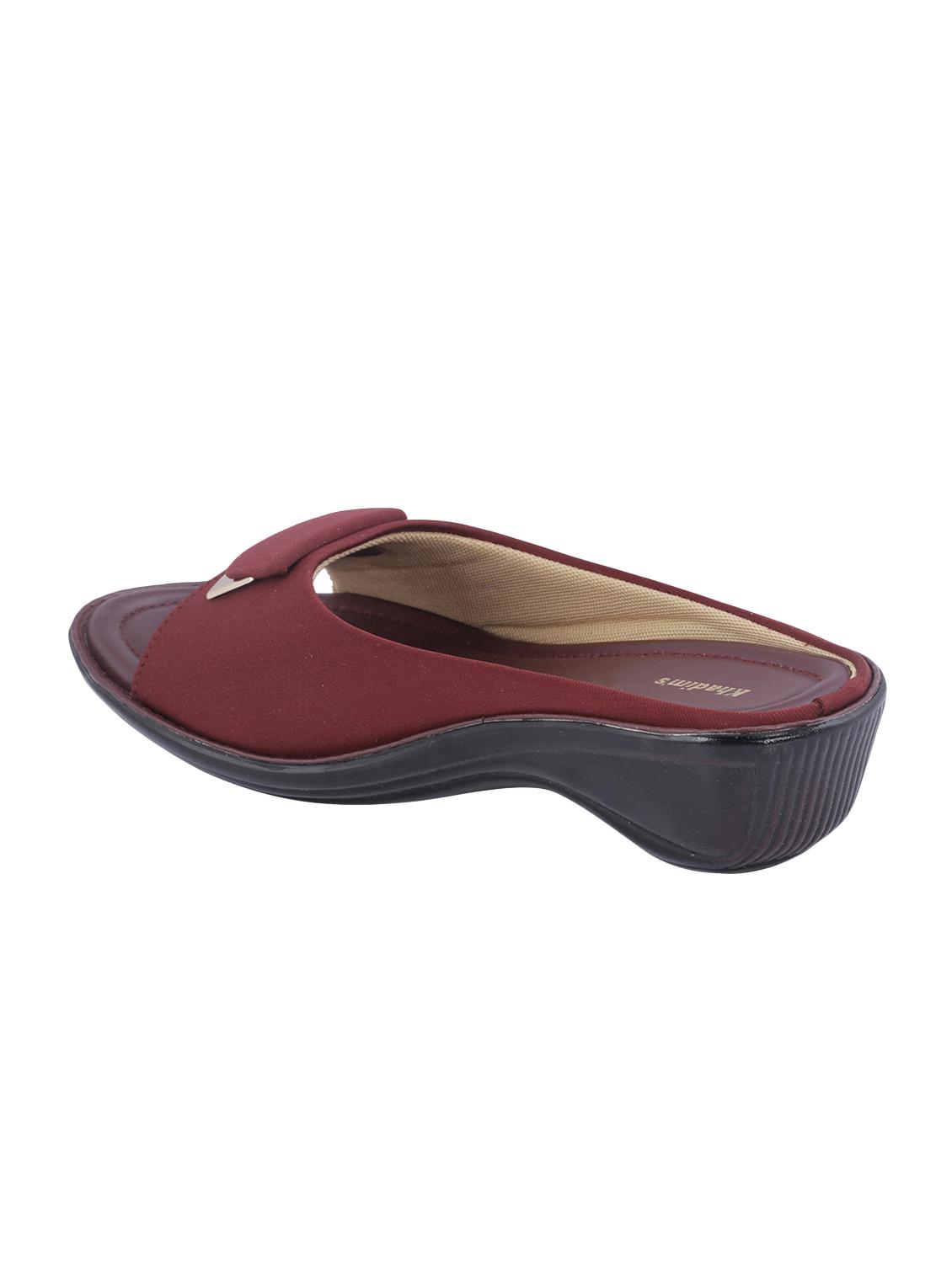 red fabric mules sandals - 17006229 - Zoom Image - 3