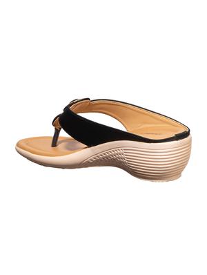 black slip on wedge - 17006311 - Standard Image - 3
