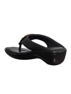 black slip on wedge - 17006314 - Standard Image - 3