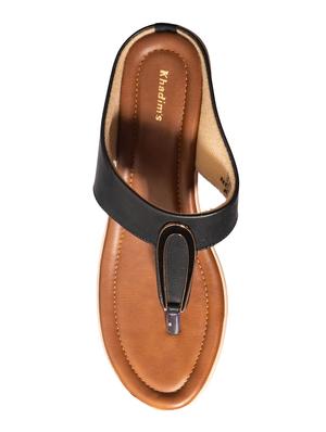black slip on wedge - 17006316 - Standard Image - 4