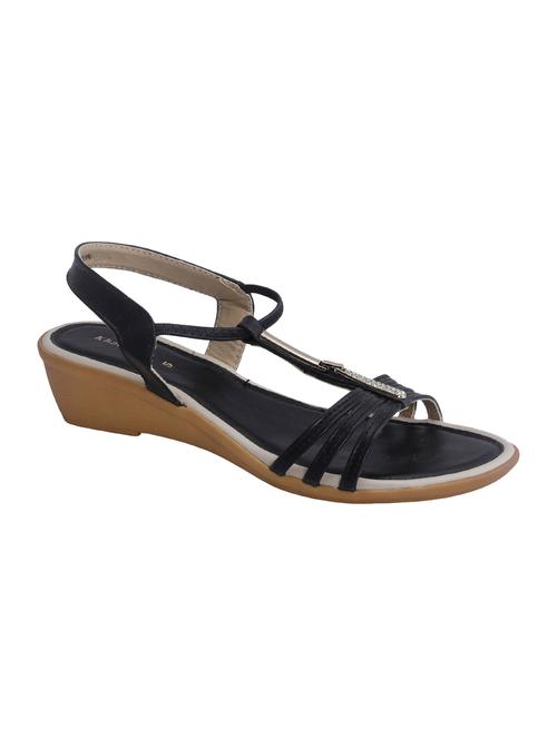 black ankle strap wedge - 17006329 - Very Small Image - 1
