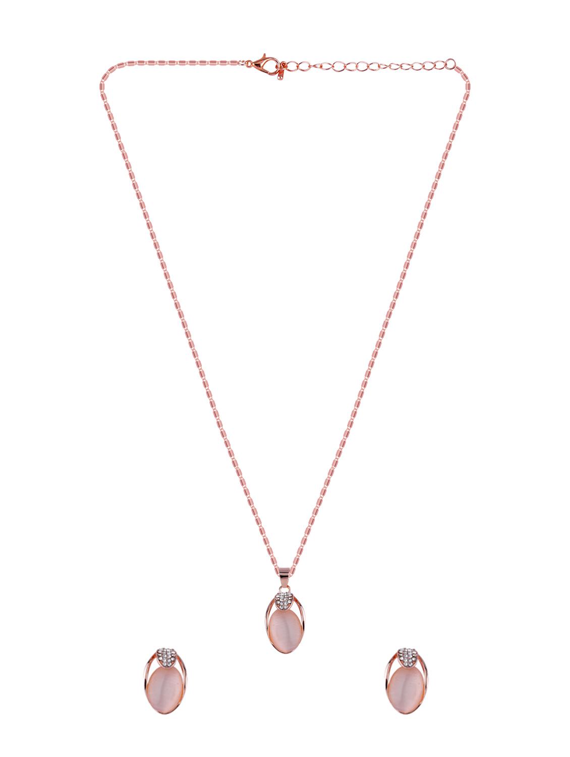 gold metal pendants and earrings - 17006366 - Zoom Image - 3