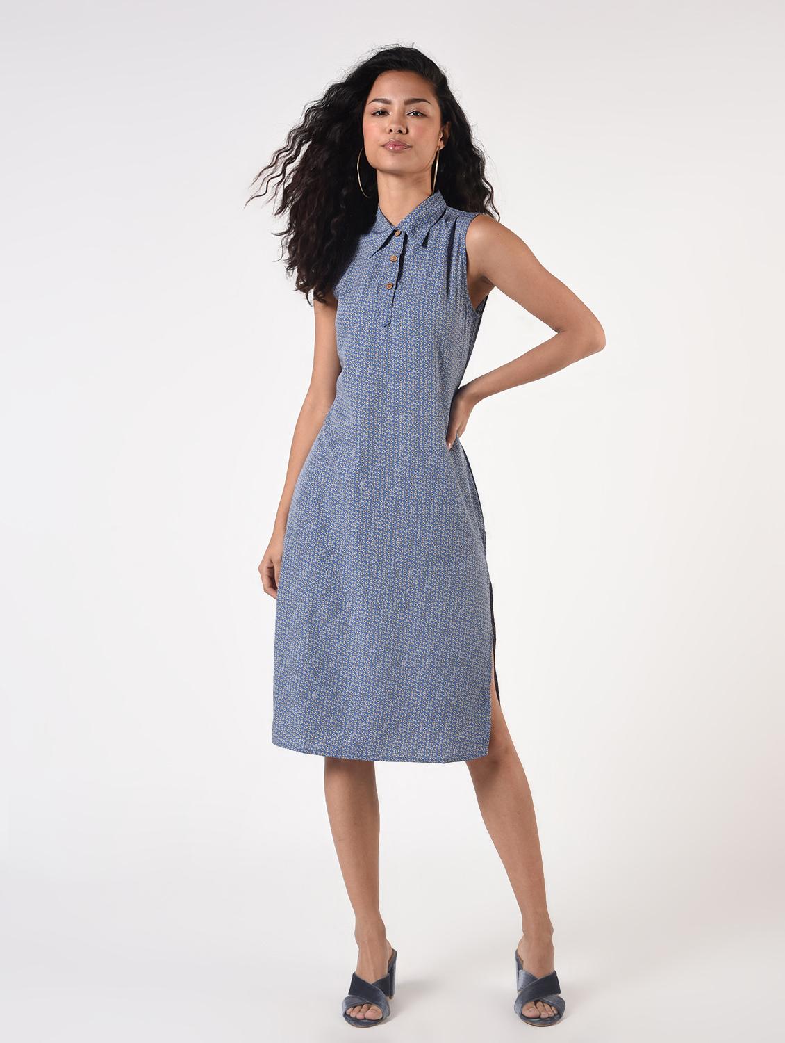ditsy floral a-line dress - 17006491 - Zoom Image - 2