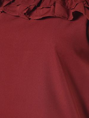 ruffle detail off shoulder top - 17006496 - Standard Image - 6