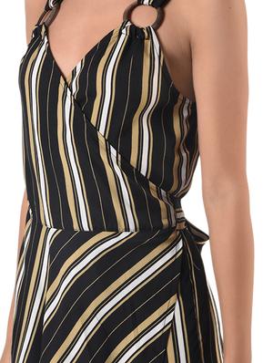 tie back asymmetric dress - 17006504 - Standard Image - 4
