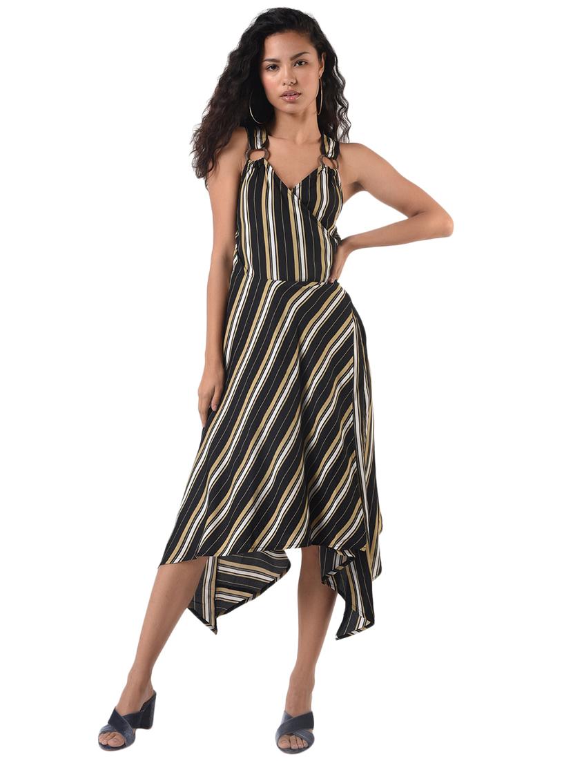 tie back asymmetric dress - 17006504 - Zoom Image - 1