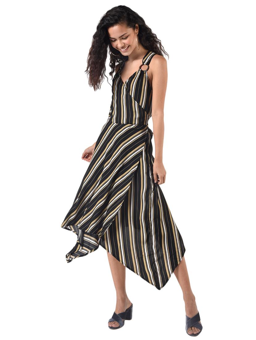 tie back asymmetric dress - 17006504 - Zoom Image - 2