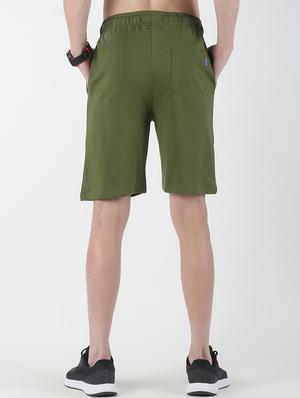 green solid shorts - 17006679 - Standard Image - 3