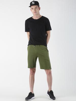 green solid shorts - 17006679 - Standard Image - 4