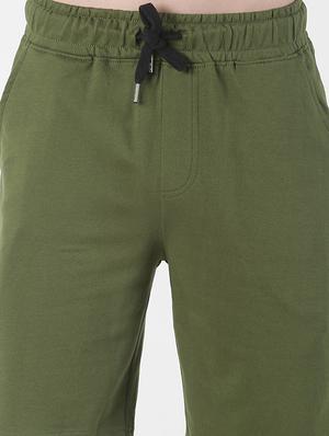 green solid shorts - 17006679 - Standard Image - 5