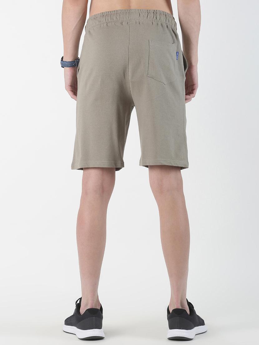 grey solid shorts - 17006680 - Zoom Image - 3