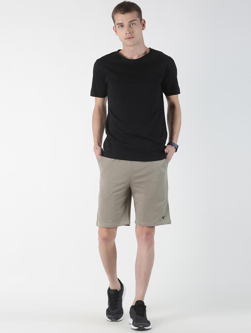 grey solid shorts - 17006680 - Zoom Image - 4