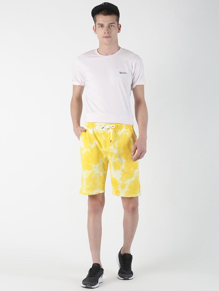 yellow tie & dye shorts - 17006684 - Zoom Image - 4