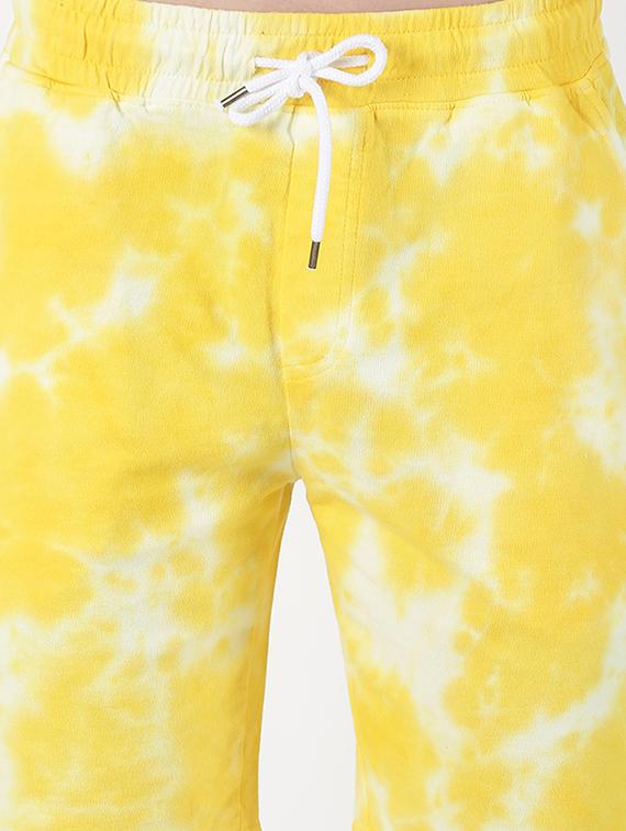 yellow tie & dye shorts - 17006684 - Zoom Image - 5