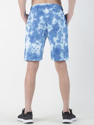blue tie & dye shorts - 17006685 - Standard Image - 3