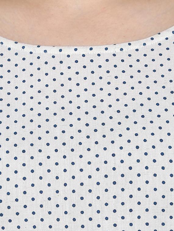 color block bell sleeved flared dress - 17006746 - Zoom Image - 5