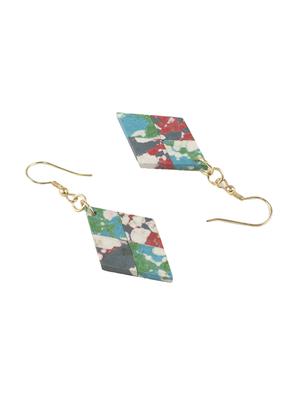 multi colored brass other earring - 17006945 - Standard Image - 2
