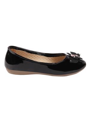 black patent leather slip on ballerina - 17007284 - Standard Image - 2