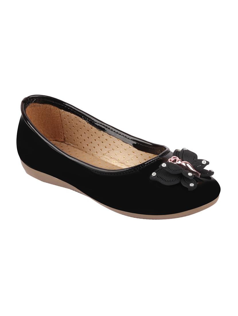 black patent leather slip on ballerina - 17007284 - Zoom Image - 1