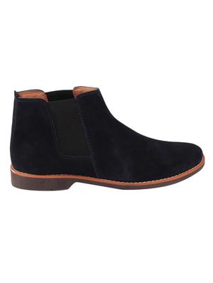 blue suede low ankle boots - 17007304 - Standard Image - 2